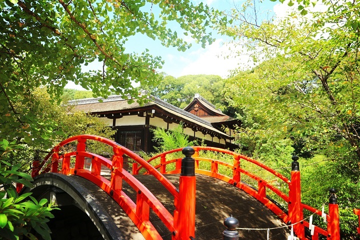 从古至今祈求世间和平 贺茂御祖神社　「下鸭神社」