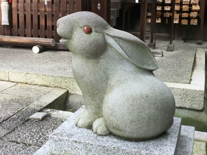 優しいまなざし、うさぎ神社