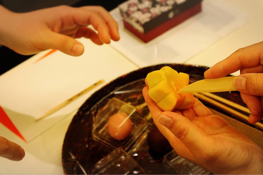 Enjoy making traditional Japanese sweets at Kameya Yoshinaga