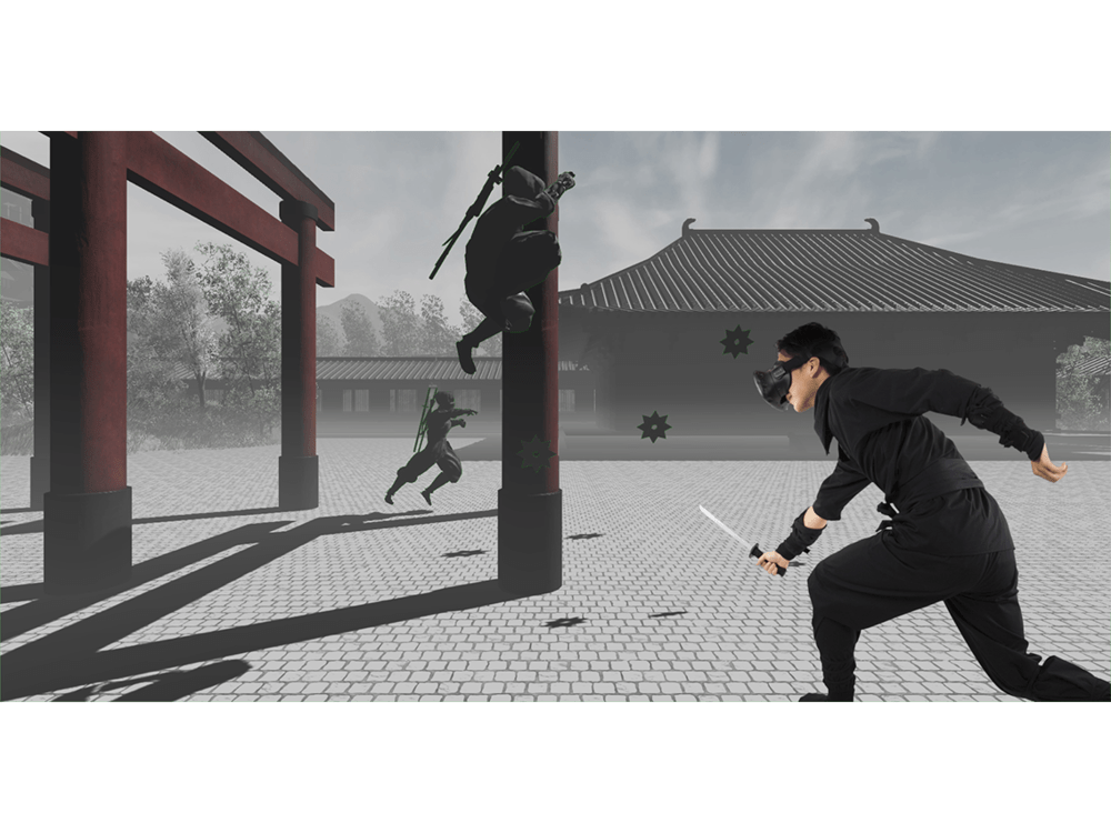 Virtual Ninja Training with VR