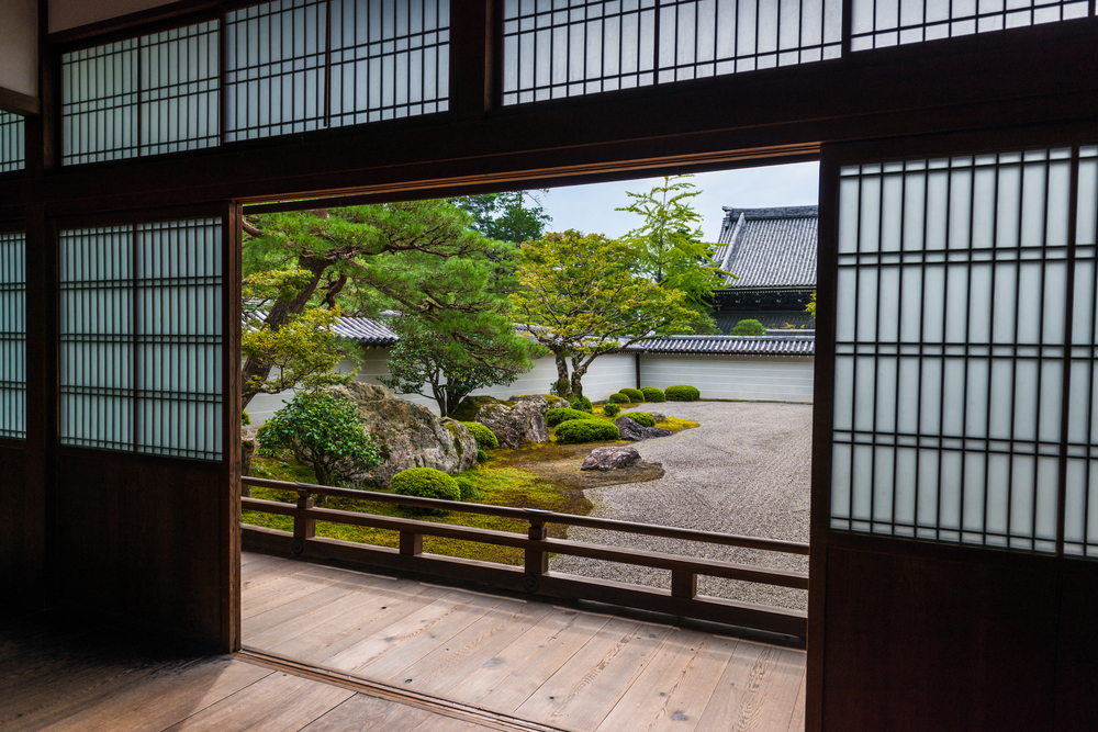 A garden symbolizing the beginning of Edo period