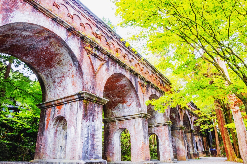 An impressive arch inside Nanzen-ji Temple