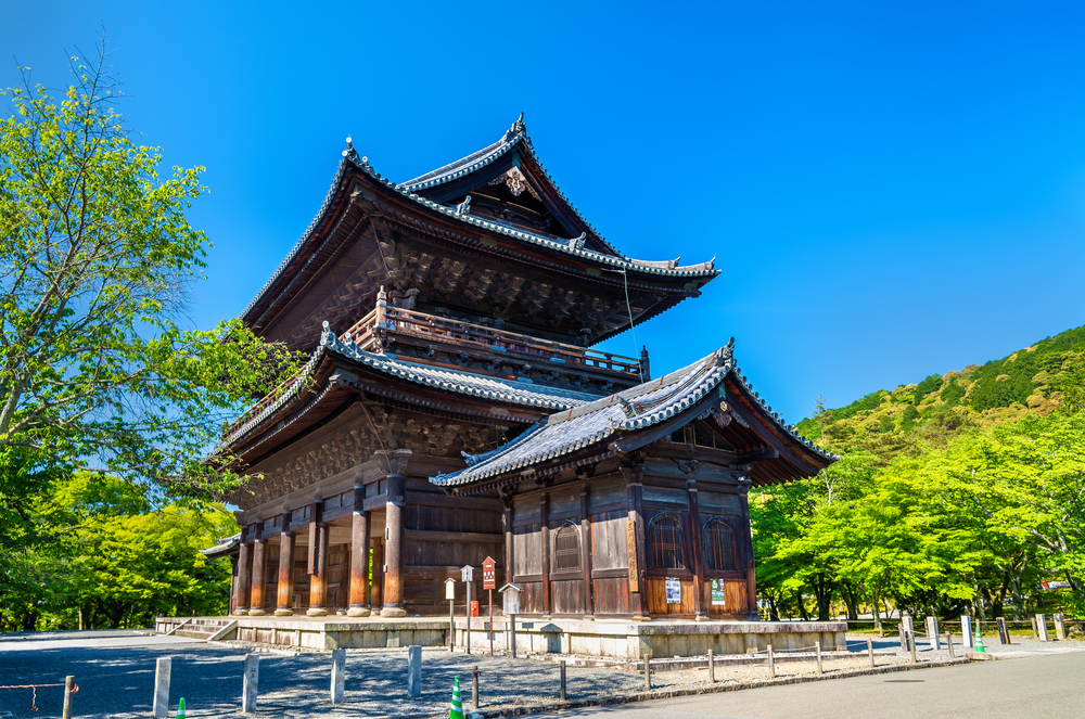 Scenery from above Sanmon Gate