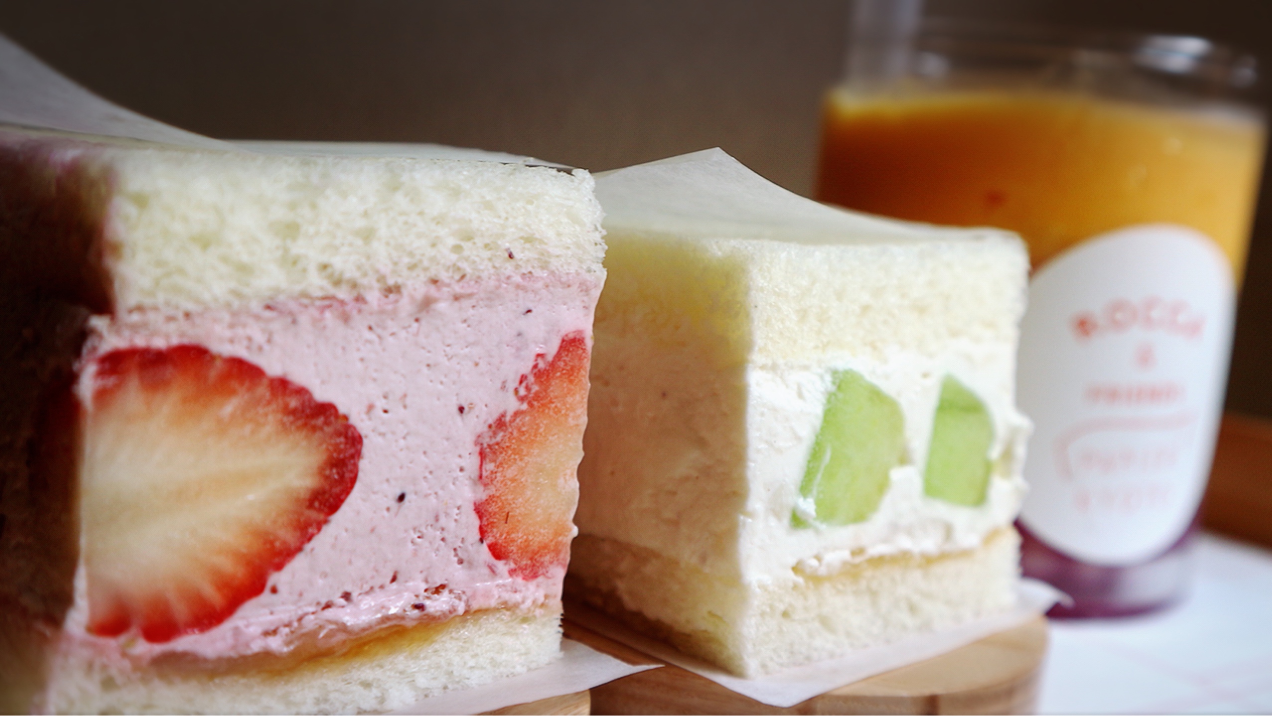 Cute Fruits Sandwiches