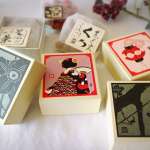 Small box art filled with plenty of typical Kyoto ”Ohakoya Souka”