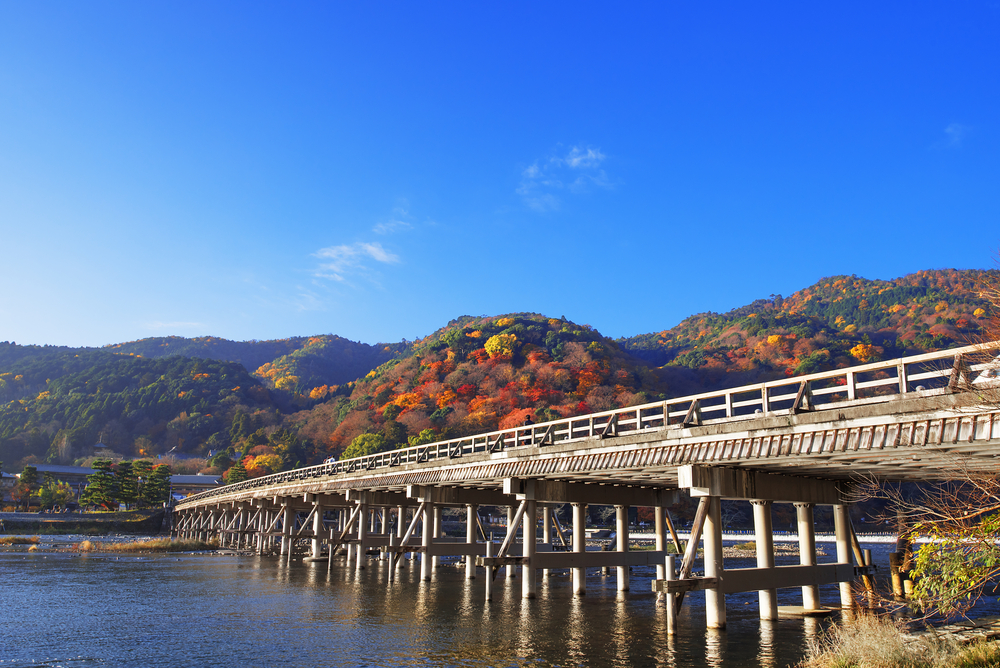 A sight to see at least once in your life: Togetsukyo bridge
