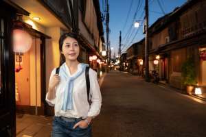 I want to conquer all of Kyoto’s famous streets! Stroll around the Kiyamachi neighborhood