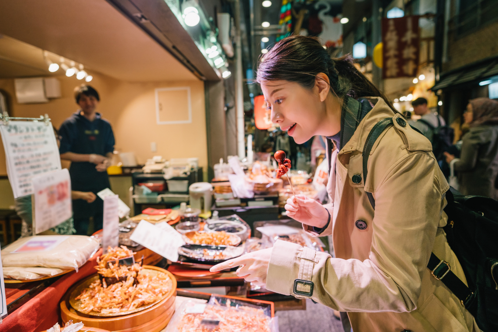 What sort of things does Nishiki market have?