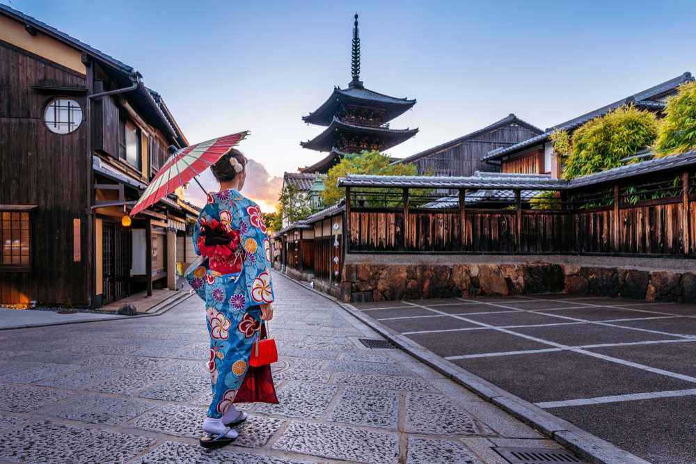 保留著許多原來模樣的街景,以及到處都是存留著日本風情的京都.