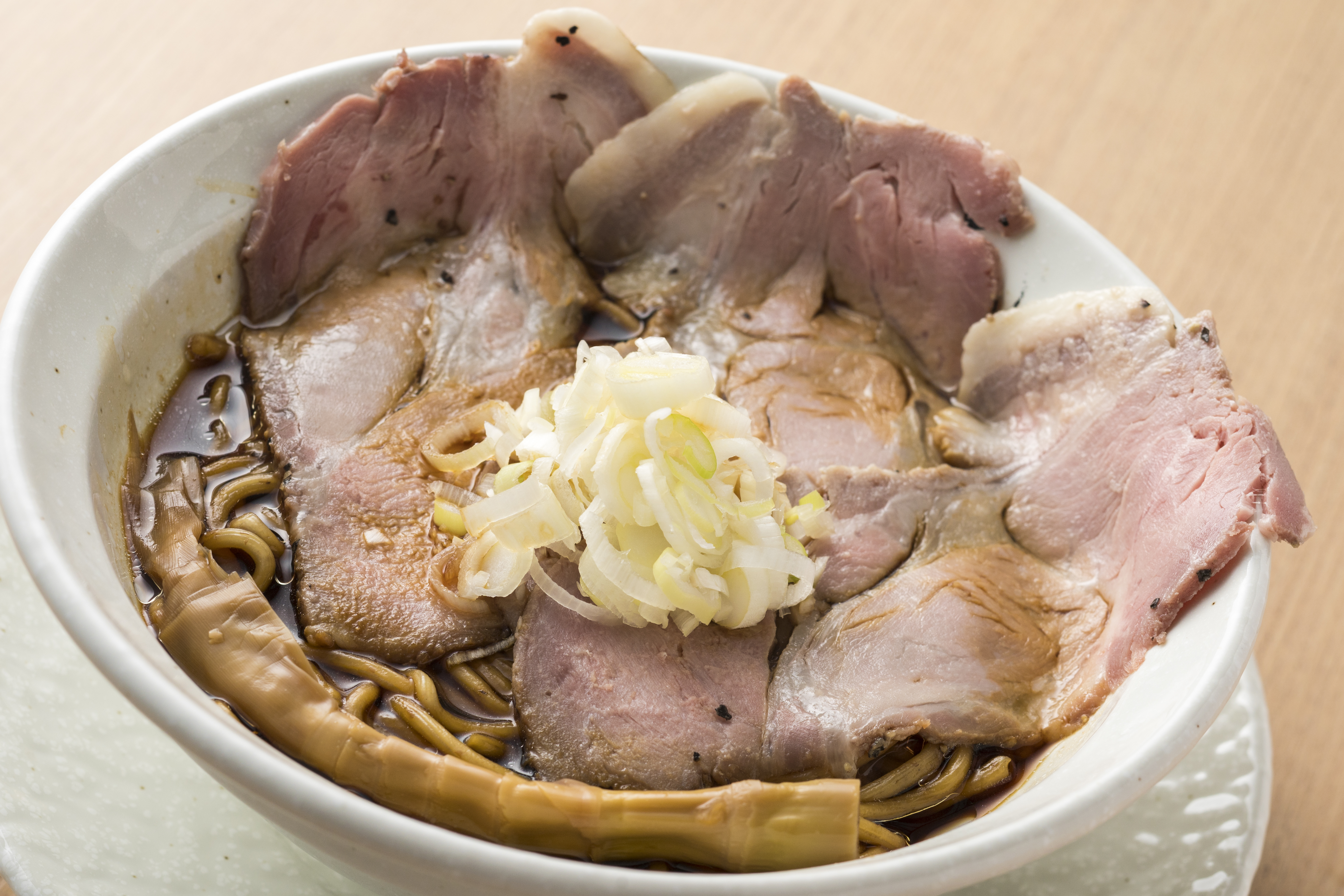 Light Ramen made with a soy-sauce broth